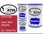 Preview: Chevrolet, Sport Red Metallic, 63 / WA817K: 500ml Lackdose + 500ml Klarlack + 250ml Härter - Set, von ATW Autoteile West.